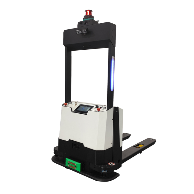 Factory AMR Robot 1.3m/s Walking Speed AGV Robot Laser Forklift AGV for Industrial Material Handling