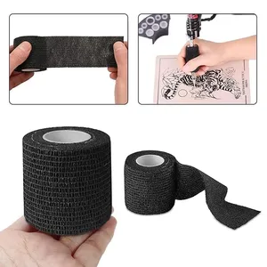 Cinta Adhesiva Cohesiva Elástica No Tejida para Tatuajes al por Mayor, Vendaje para Dedos, Cinta Profesional para Estudio de Tatuajes - Product Image 4