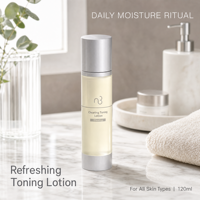 Lotion Tonifiante Éclaircissante Beauté Naturelle Triple Acide Hyaluronique Hydratant Fixateur d'Hydratation Profonde Contrôle du Sébum