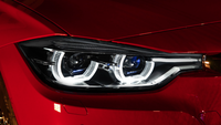 JY Auto LED Angel Eyes Doppellinsen-Scheinwerfer-Set Gelbes und Weißes Tagfahrlicht Plug-and-Play für BMW F30 Scheinwerfer