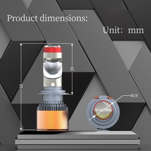 Sanvi Auto Lights New Arrival H7 H11 9005 9006 12V 6000k Mini Led Projector Lens Headlight Bulbs for Car Lights - Product Image 6