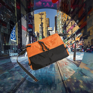 Sac de téléphone unisexe coréen tendance, décontracté, léger, imperméable et durable, sacoche bandoulière en polyester pour activités de plein air et pêche - Product Image 2