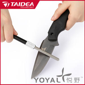 TAIDEA 3 en 1, Cuchillo Profesional de Alta Calidad <span class=keywords><strong>para</strong></span> Exteriores, Bolígrafo, Afilador de Anzuelos de Diamante, Herramienta Multifunción TY0905 - Product Image 3