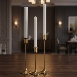 Candelabro de Hierro Dorado Pulido, Hecho a Mano, Duradero, Portátil y Elegante, Decoración de Mesa para San Valentín, Navidad y Eventos Especiales - Product Image 4