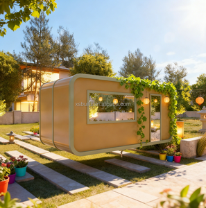 Casa Contenedor Combinable Tipo Cabaña Apple con Divisiones Empalmables, Cabaña Apple Móvil Prefabricada para Uso como Oficina <span class=keywords><strong>de</strong></span> Correos - Product Image 2