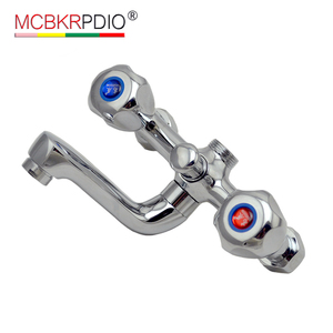 MCBKRPDIO doppio manico a parete in ottone bagno <span class=keywords><strong>doccia</strong></span> rubinetto cromato lucido acqua calda fredda miscelatore per vasca da bagno <span class=keywords><strong>doccia</strong></span> per alberghi - Product Image 2