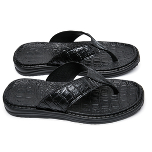 Pantuflas <span class=keywords><strong>de</strong></span> <span class=keywords><strong>Hombre</strong></span> con Textura <span class=keywords><strong>de</strong></span> Cocodrilo <span class=keywords><strong>2022</strong></span>, Sandalias Planas para Interiores y Exteriores, <span class=keywords><strong>Chanclas</strong></span> <span class=keywords><strong>de</strong></span> PVC para Playa <span class=keywords><strong>de</strong></span> Verano - Product Image 6