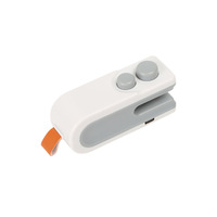 Appareil de scellage portable manuel pour sacs en plastique, mini-scelleuse magnétique de type presse manuelle pour usage domestique, 300 mAh/150 mAh, pour snacks