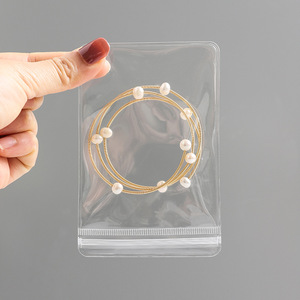 Jewelry Bag Transparent Portable Storage For Earrings Necklaces <b>Bracelets</b> Rings Soft Plastic Organizers 1-3L Capacity - Product Image 4