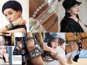 Bracelet d'amitié chrétienne LOVE HOPE avec breloque, logo brodé, tissé, taille ajustable, en sangle avec pompon, 100% polyester - Product Image 6