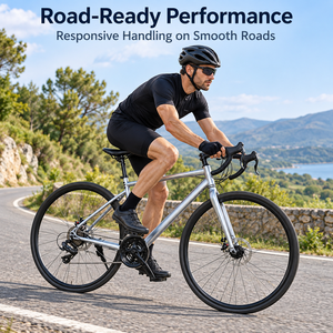 Vélo de <span class=keywords><strong>route</strong></span> ultra léger 27 vitesses avec freins à disque, guidon basculant, vélo de course pour adultes - Product Image 6