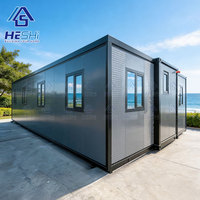 Maison préfabriquée moderne HeSHi, espace de vie rectangulaire, à vendre