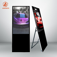 Nouveau lecteur multimédia portable ultra-mince, machine de publicité, affichage numérique, publicité