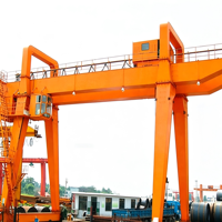 Grue portique à double poutre de 80 tonnes pour levage et construction de poutres de pont