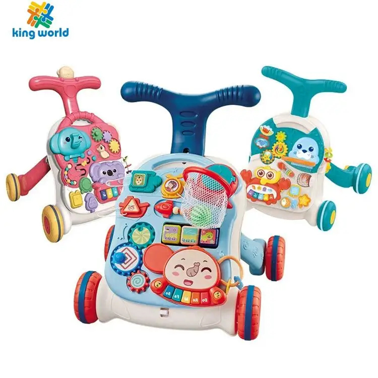 EN71 3 In 1 Baby Walker Multi funzione bambino centro di attività a buon mercato-Baby-Walkers bambino apprendimento deambulatore per il ragazzo