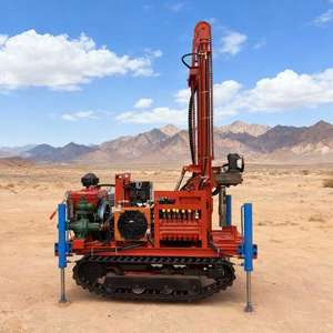 200m Ondiepe Waterput Boorinstallatie Dubbel Chassis Optionele Boorinstallatie Rupsbanden Lopende Kleine Waterput Boorinstallatie - Product Image 6