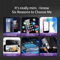 هاتف ذكي صغير SOYES XS14 Pro 4G 3GB + 64GB andid رباعي النواة andro mAh Inch 1500 بطارية Face ID-C هاتف محمول صغير