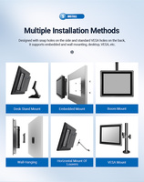 Nueva Pantalla LCD Industrial de Alto Brillo para Exteriores de 7-21.5 Pulgadas, Impermeable IP65, Marco Abierto, USB Serial, Pantalla Táctil Capacitiva IPS