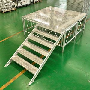 समायोज्य ऊंचाई एल्यूमीनियम मिश्र धातु संगीत कार्यक्रम चरण उच्च गुणवत्ता वाले ट्यूव प्रमाणित प्रतिस्पर्धी मूल्य चीनी निर्माण प्रत्यक्ष - Product Image 4