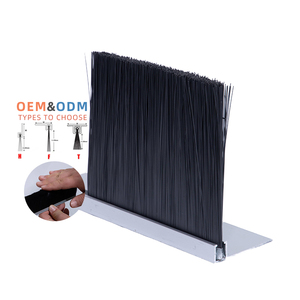 Fabrieksprijs Eenvoudig Te Monteren Garagedeur Veegt Nylon Weer Schuifdeur Afdichting <span class=keywords><strong>Strip</strong></span> Borstels 10M Borstelstrip - Product Image 2
