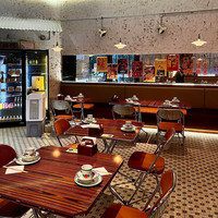 Ensemble de table et de chaises pliantes pour restaurant, meubles économiseurs d'espace pour café, restaurant de restauration rapide