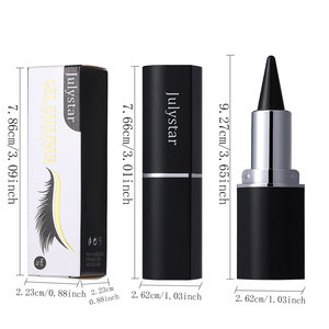 Crayon Eyeliner Crème Métallique Argenté Fumé Mat Brun Noir Soyeux Lisse Pointu Solide Gel Crayon Eyeliner Imperméable Maquillage - Product Image 1