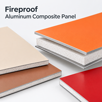 Panneau composite en aluminium ignifuge de 6 mm, revêtement PVDF blanc, ACP pour les extérieurs des bâtiments de bureaux