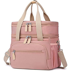 Muestra gratuita de bolsa de reparto de pizza Oxford negra impermeable con interior de PEVA, cremallera y papel de aluminio de buena calidad - Product Image 6
