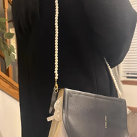 Porte-livre portable en PVC tendance avec sangle en perles et ruban, couverture de page imprimée en soie, cadeau pour les amoureux