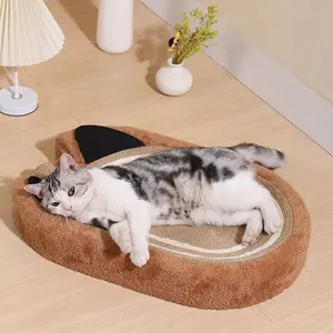 UT Oem Hot Sale Interaktives Spielzeug Cat Scratcher Bowl Wellpappe Cat Scratching Bed Cardboard Cat Toy