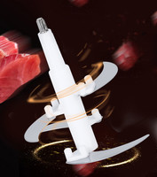 Broyeur à viande mixeur multifonctionnel, w, en acier inoxydable, double vitesse, mise à niveau rapide et lente, nouveau robot de cuisine