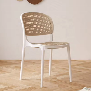 Nordic Design Hotel Kitchen Restaurant Outdoor PP Plastic Stacakble Dining <b>Chairs</b> - Product Image 2
