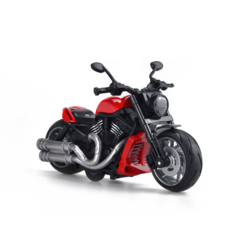 HARLEY en alliage rouge [édition Pull Back]