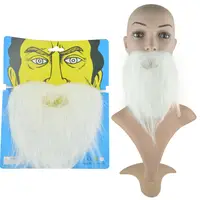 Moustache artificielle professionnelle, nouvelle collection, fausse barbe en Polyester, pour fête de noël pour vente