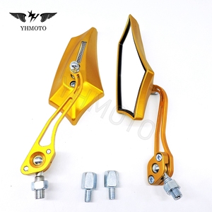 Rétroviseur latéral arrière YHMOTO, rétroviseur universel 8 mm 10 mm, pièces de moto pour KTM Yamaha E-Bike Scooter Accessoires - Product Image 2