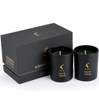 Juego de Regalo de Velas Aromáticas de Lujo, Velas de Cera de Soya Personalizadas con Fragancia