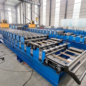 Chất lượng cao 970 bằng kính ngói và 970 ibr hai lớp Tấm lợp cuộn tạo thành máy cao cấp ngói làm cho máy móc - Product Image 4