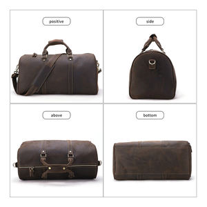 Sacs de voyage en cuir 100% personnalisés de haute qualité VALNERO INTERNATIONAL OEM - Vente en gros professionnelle, couleurs/tailles/logos personnalisés, MOQ 10 - Product Image 5