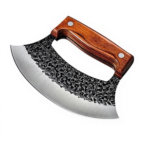 NUEVO Cuchillo Ulu OEM de Acero con Alto Contenido de Carbono, Hecho a Mano, Mango de Madera de Palisandro, Hoja de 2mm de Grosor, para Cortar, Picar y Rebanar - Product Image 2
