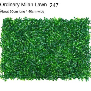 Mur de gazon artificiel en PVC écologique décoratif de longue durée fond de paysage intérieur extérieur vert hauteur 4-10cm - Product Image 6