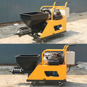 Máquina de Pulverización de Mortero con Tolva de 115L, Sistema Totalmente Hidráulico, Color Amarillo, Garantía de 2 Años, para Revestimiento Ignífugo, Masilla en Polvo, Paredes - Product Image 5