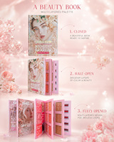 OAUMD 65 Palette de maquillage multi-effets minérale douze couleurs : fard à paupières, blush, illuminateur, teinte à lèvres tout-en-un