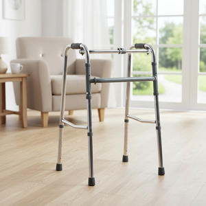 Aluminium Medical <b>Walker</b> Lightweight Adjustable Durable <b>Frame</b> Smooth Rolling Bulk Packaging - Product Image 3