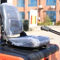 Kostenloser Versand 1,5 Tonnen Kleiner Elektro-Gabelstapler Emissionsfreier Gabelstapler Hocheffizienter Lager-Batterie-Gabelstapler