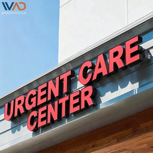 Enseigne LED extérieure pour restaurant, devanture de magasin, étanche, design personnalisé, panneau LED pour centre commercial, lettres d'enseigne pour magasin, LAVAGE AUTO - Product Image 2