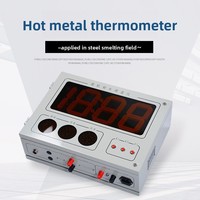 Manufacturer-Supplied Large-Screen Thermometer Unlimited Transmission Steel Temperature Measuring Instrument for Front Furnace
