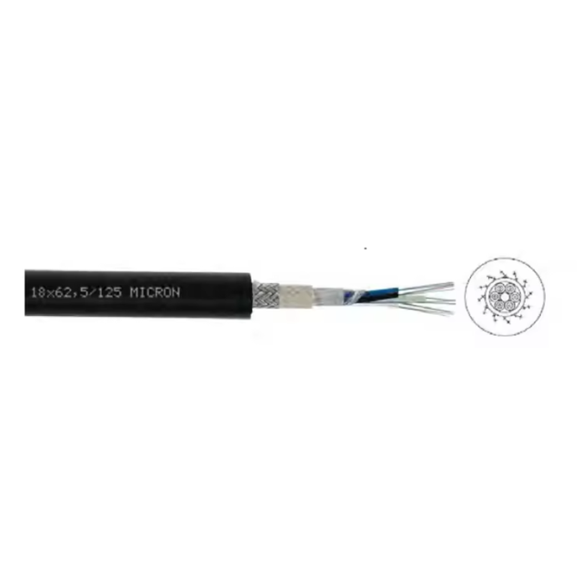 OPTOFLEX G62.5/125,G50/125,E9/125 Rubber Sheathed Flexible Fiber Optic Cable for Mine Communication Data Transmission Cable
