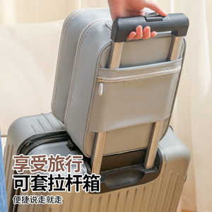 Travel Shoe Bag Large Capacity Dustproof Portable Hand Carry Organizer For Trip Gray Pink Black - Product Image 1