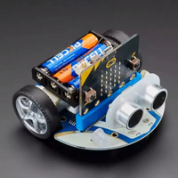 Kit de voiture Micro:Bit, carte mère de programmation MicroBit, extension Python, voiture intelligente, jouets haut de gamme adaptés aux enfants