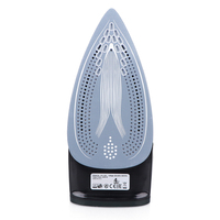 Fer à vapeur électrique professionnel 2400W pour vêtements avec semelle antiadhésive et fonction autonettoyante R.1293